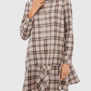 Brown Plaid Callahan Shirt Dress | TUCKERNUCK